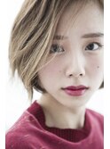 〈mielhair新宿〉大人可愛いショートボブ　シルクトリートメント