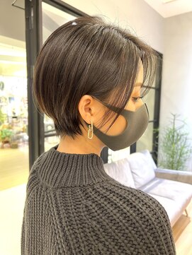 ジアン バイ ミルボン NU茶屋町+(GIEN by milbon) ハンサム/ショートボブ/大人綺麗/くびれ@小原拓馬