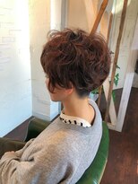 リンネ ヘアサロン(linne hairsalon) カリアゲ女子×ショートパーマスタイル