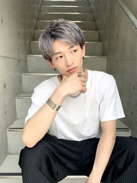 アソビ 表参道(ASOBI) ブリーチカラー　ホワイトショート