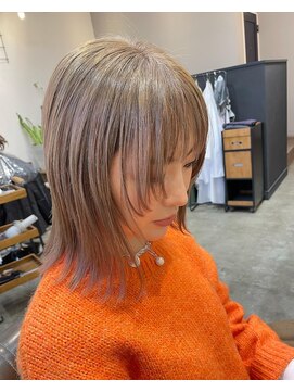 ボルタノット(volta∞knot) 【ボルタノット★YUMI】ミルクティーベージュ　ステップカット