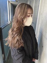 ガルボ ヘアー(garbo hair)&nbsp;いろんなハイライトデザイン　ベージュ　ブルー　パープル