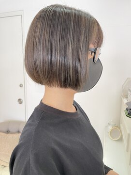 バブ バイネオリーブ(Bab by neolive) ハイライト☆艶ボブ 透明感クリーミーチョコレート