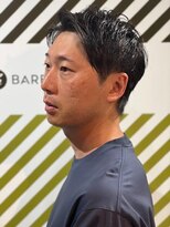バーバーバー 四谷(BARBER-BAR)&nbsp;大人カッコいい30代40以上アップバングショート