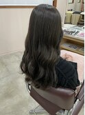 ロング×オリーブベージュ