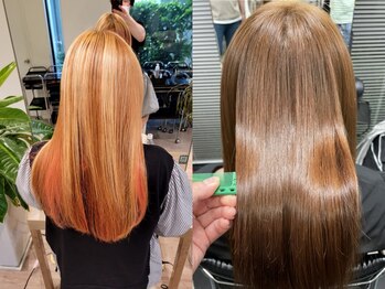 ヘアーサロンハラダ 島田店(HAIR SALON Harada )の写真/圧倒的リピート率を誇る人気メニューで憧れのサラ艶美髪を手に入れて♪当日予約も受付OK◎