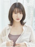 【池上まさよし】前髪ありレイヤーボブ × アッシュブラウン