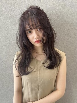 シーク 天神(SEEK) 【SEEK 緒方芽久】レイヤーカット×ラベンダーグレージュ