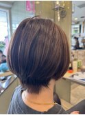 どの世代でも似合うショートボブ