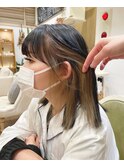ベージュのインナーカラー♪ インナーカラー シアーベージュ
