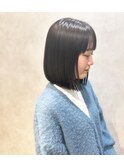 ナチュラルグレーボブ