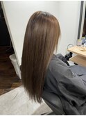 #セミディ#シアーカラー#ショートヘア#姫カット#ダークアッシュ
