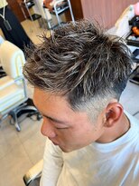 ヘアーアンドエステ ハラダ 滝ノ水店(Hair&Esthe Harada)&nbsp;メンズ/ベリーショート/アップバング／メッシュ