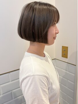 ドゥーア 代官山(Door) #耳かけボブ#ワンレン#マロンブラウン#ネビージュ#透明感カラー