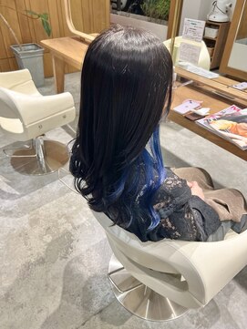 フラム(fulam) イヤリングカラーブルー