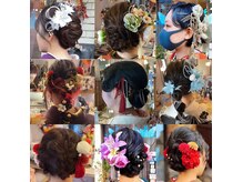 美容室プチの雰囲気（着付け、ヘアセットは1時間弱で仕上げます(留袖の場合)）