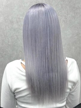 ロウル 渋谷(LOWRL) ホワイトラベンダーカラー/ケアブリーチカラー