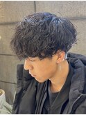 無造作シャドウパーマ/メンズカット/パーマ/スパイラル【立川】