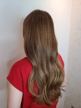 ジーナ 船橋(Zina) 髪質改善＊ロングレイヤーグレーベージュ＊美髪【Zina船橋】