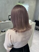 ファイブバイジエクト 堀江(FIVE by The Ect) 外ハネミディアムボブショコラアッシュグレーラベンダー☆s