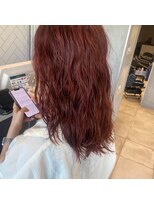 ヘアメイクアース 八潮店(HAIR & MAKE EARTH)&nbsp;ブリーチ無しレッドブラウンカラー