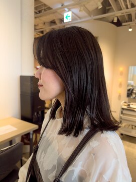 ヘアーエスクールシーユー 枚方T-SITE店(hair S.COEUR×Cu) グレージュカラー/枚方美容室/大阪美容室