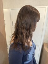 ユッカ 梅田(YUCCA)&nbsp;【 YUCCA 】大人可愛いブラウンベージュ/ブリーチなしWカラー