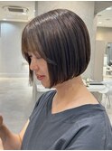 ミニボブ×ココアブラウン
