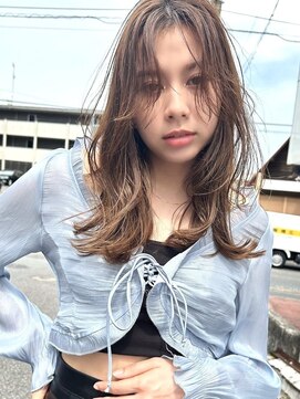 ラック 表参道(LUCK) ミディアムレイヤー/マロンベージュ/レイヤーカット/表参道/原宿