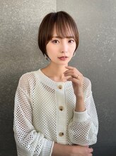 ロンドロゼ 池袋(Lond rose)&nbsp;♪ 暗めカラー/グランマッシュ/デザインカラー/ショートボブ/13