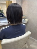 [外ハネボブ/アッシュブラウン]