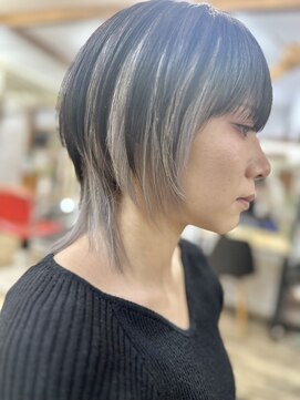 ラウラアンドロー(LAURA&RO) ダブルカラー/ケアブリーチ/インナーカラー/ベージュ【塚口】