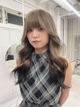 ミーム 原宿 表参道(meme) ダブルカラー/ハイトーンカラー/ケアブリーチ/インナーカラー