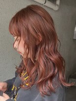 パークレーン アイス イヴェン(park lane ICI yeven)&nbsp;ブリーチなしダブルカラー冬オレンジベージュブラウン/akari