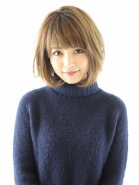 レウナ 外苑前(Reuna) 大人可愛いボブスタイル　ワンカールボブ