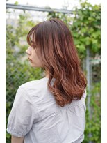 エルズ 大宮店(ailes)&nbsp;ミディアム×ピンクベージュ[大宮/大宮ショート/ショート/ボブ]