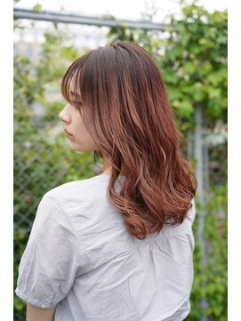 エルズ 大宮店(ailes) ミディアム×ピンクベージュ[大宮/大宮ショート/ショート/ボブ]