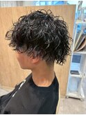 大学生に大人気 少し強めなスパイラルパーマ