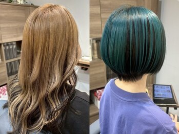 エイド 都立大学(AID_)の写真/透明感溢れるデザインカラーが好評◎髪質や肌色に合わせた施術で、ナチュラルで綺麗な仕上がりに♪
