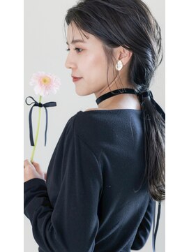 たさわ堂Aｍｏ 簡単♪一つ結びのヘアアレンジ　菊岡