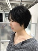 【丸みショートで叶える】上品なショート