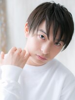 メンズヘア ビーセカンド 草加店(MENS HAIR B-2)&nbsp;20代30代斜めバング刈り上げない束感アクティブショートW草加