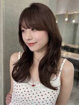ロンドシエル 横浜(Lond ciel) ダークラベンダー/くびれレイヤー/韓国巻き/顔周りカット/横浜