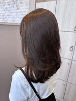 エムサロン 前橋川原(emusalon)&nbsp;レイヤーカット/透明感ベージュ