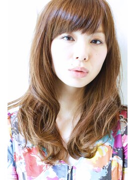 ブーケ(BOUQUET) 毛先にパーマでゆるふわウェーブは、優しい印象にイメチェン