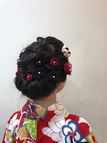 ヌーム 塚本店(NOOM) 着物へアアレンジ 結婚式・二次会
