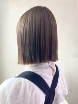 アイティーバイアルバム 八王子店(IT by ALBUM) ダークベージュボブ_Aラインボブかきあげロング_ba325861