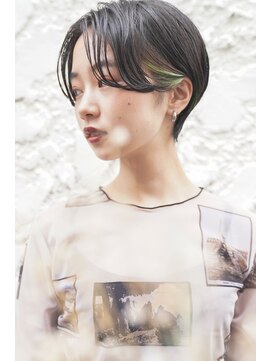 カライング(ing) 大人可愛い20代30代40代ひし形小顔ボブ丸みハンサムショート