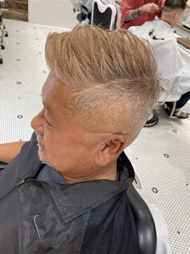 バーバーブロス 吉祥寺店(BARBER BROS) 【LUDLOW BROS.】田宮  クイッフヘア 白髪染め ベージュ