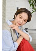 前髪なし大人ショート